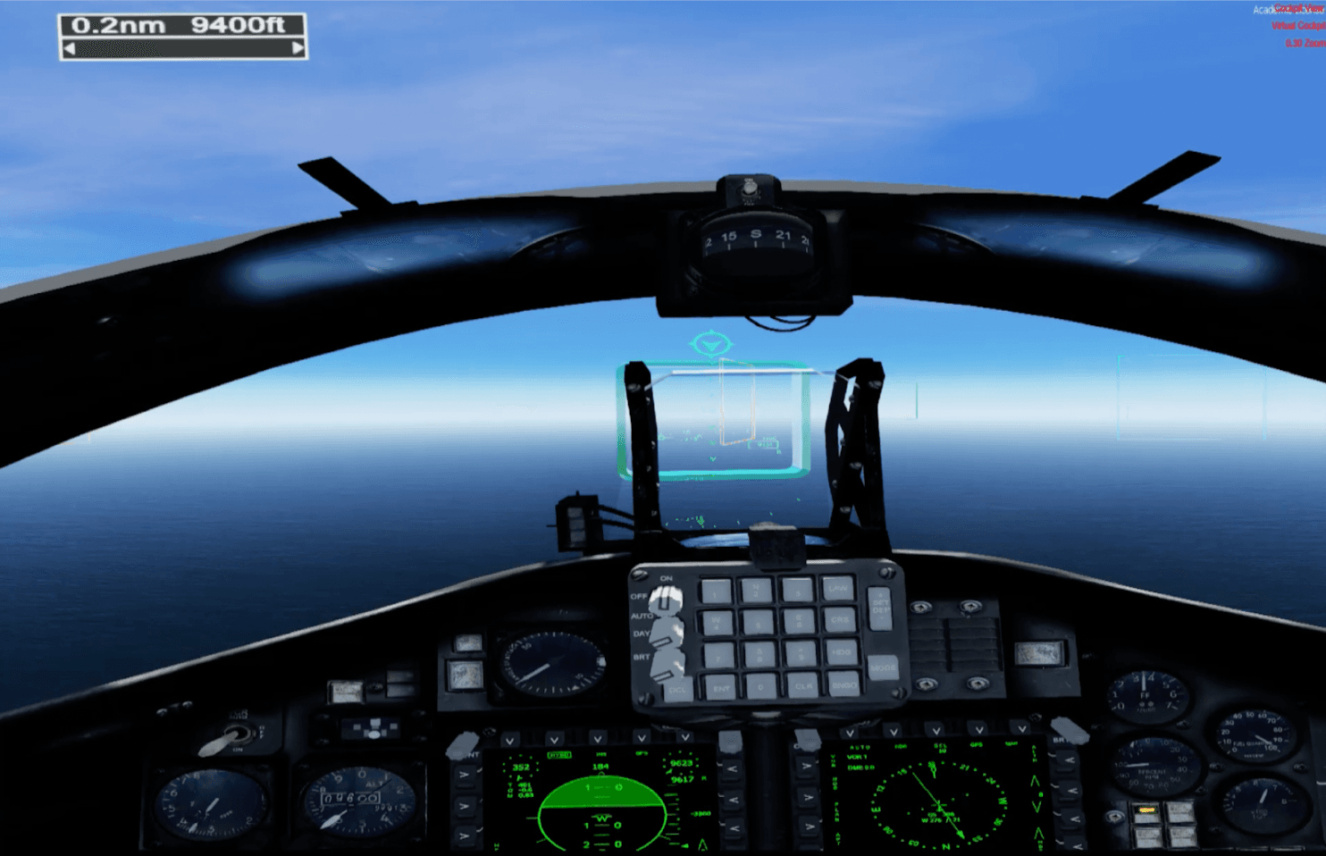 We designed the Virtual Reality (VR) flight simulator testbed to estimate a pilots' cognitive load in real-time through physiological sensors